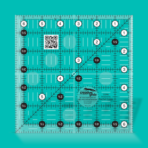 Creative Grids Quilt Ruler 6-1/2in Square
