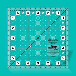 Creative Grids Basic Range 6in Square Quilt Ruler