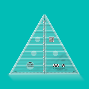 Creative Grids 60 Degree Triangle 8-1/2in Quilt Ruler