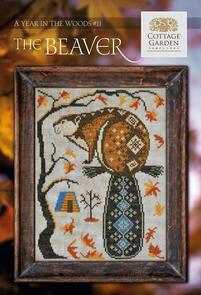 Cottage Garden Samplings Cross Stitch Pattern - The Beaver