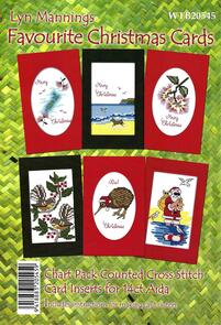 Lyn Manning Cross Stitch Chart - Favourite Christmas Cards