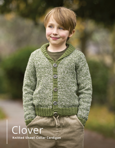 West Yorkshire Spinners Colourlab DK Twist - Clover Cardigan - Knitting Pattern / Kit