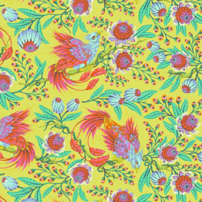 Free Spirit Tula Pink - Legendary Coton Lawn || Hot Wings - Apple