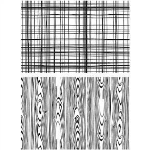 Stampers Anonymous Tim Holtz - Cling Stamps 7"X8.5" - Lumberjack