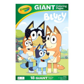 Crayola Giant Coloring Pages Foldalope Bluey
