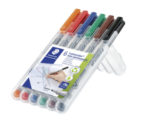 Staedtler Lumocolor® Non-permanent Universal Pen F - Set of 6