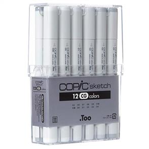 Copic Sketch - Set 12 Cool Grey