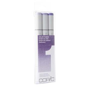 Copic Sketch Markers Set - Colour Fusion #1 Purple
