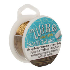 The Beadsmith Vintage Bronze Color Wire (sml)