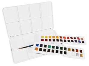 Daler Rowney Aquafine Half Pan Studio Set 48