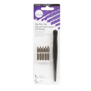 Daler Rowney Simply Dip Pen Set 6 Pieces