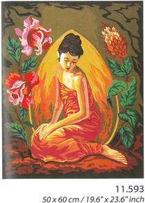 Collection D'Art Tapestry Canvas 50X60Cm  Balinese Lady