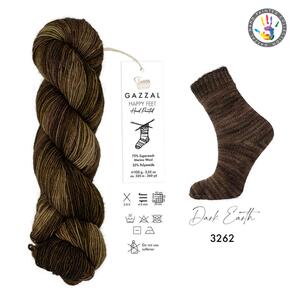 Gazzal Happy Feet - Sock Yarn 100g