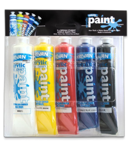 Derivan Student Acrylic Paint 5 x 75ml Set