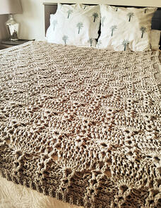 Holland Designs Crochet Pattern - Desert Palm Afghan