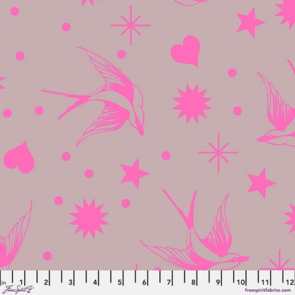 Free Spirit Tula Pink Tula Pink Neon Fairy Flakes - Cosmic - Neon True Colors
