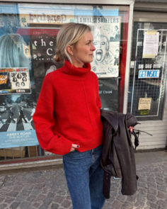 Petite Knit Scarlet Sweater - Knitting Pattern / Kit