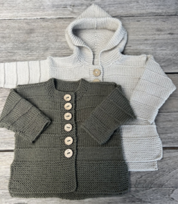 The Kiwi Stitch & Knit Co Ashley Cardigan & Hoodie Pattern/Kit