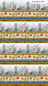 Northcott Construction Zone - Border Stripe