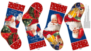 Northcott Twas The Night Before Christmas Stocking Panel