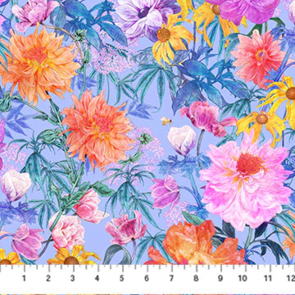 Figo Margo - Background Blue Garden Party