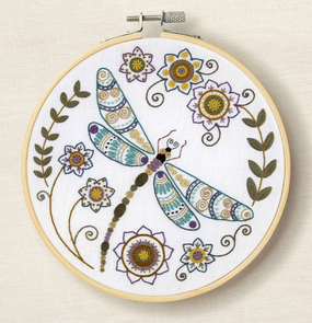 DMC Dragonfly Embroidery Kit