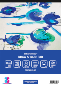 Art Spectrum Draw And Wash Pad 210gsm Textured 30 Sheets