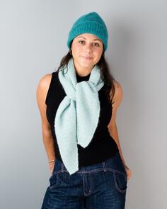 Alpaca Yarns 3301 Halo Scarf and Beanie - Knitting Pattern / Kit