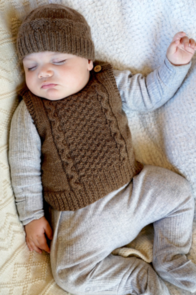 Lisa F BC143 Noa Vest and Hat - Knitting Pattern / Kit