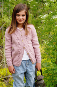 Lisa F LF62 Verity Cardi Junior - Knitting Pattern / Kit