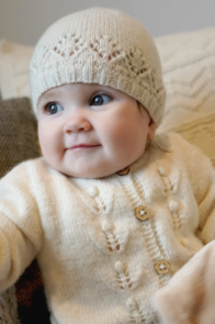 Lisa F BC115 - Verity Cardi and Hat - Knitting Pattern/Kit