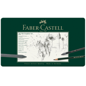 Faber-Castell Pitt Graphite Tin Set Large