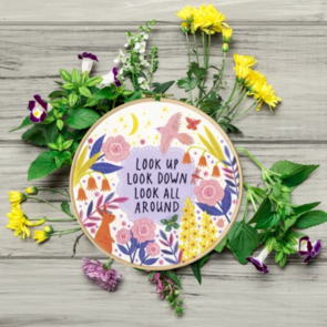 Bothy Threads Sew Happy Embroidery Kit - Look Up