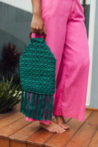 Circulo Crochet Pattern - Emerald Bag