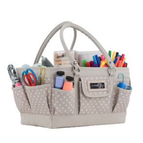 Everything Mary Deluxe Store & Tote Bag - Tan Dot