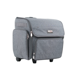 Everything Mary Deluxe Rolling Craft Tote - Heather Gray