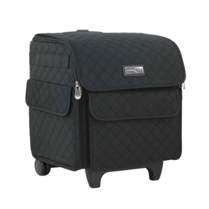 Everything Mary Overlocker Trolley Bag - Black Quilted