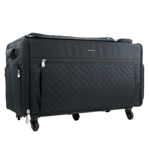 Everything Mary Jumbo Sewing Machine Trolley - Black Quilted