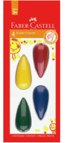 Faber-Castell Grasp Crayons - Pack of 4