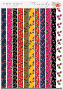 Flossiphy Floral Fusion Washi