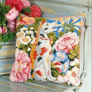 Ehrman Tapestry Kit - Kaffe Fassett's Flower Patch Dog