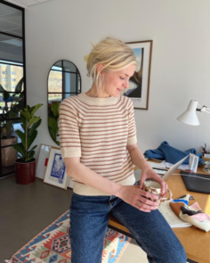 Petite Knit Friday Tee - Knitting Pattern / Kit