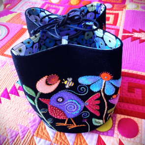 Wendy Williams Pattern - Funky Birds Bag