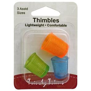 Trendy Trims Thimbles - 3 Asstd Sizes