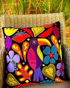 Wendy Williams Pattern - Gone Troppo Cushion