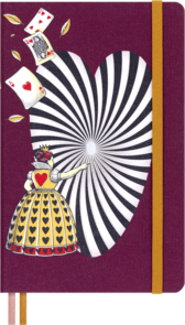 Moleskine Alice Queen Of Hearts Notebook Large Plain