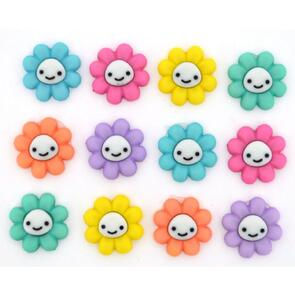 Dress It Up Embellishments - Happy Little Flowers