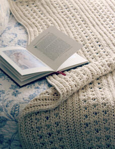 Holland Designs Crochet Pattern - Poetic Lines Throw