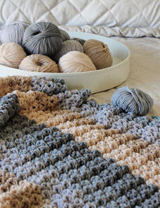 Holland Designs Crochet Pattern - Sand of the Sea Throw