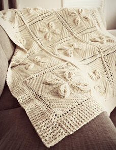 Holland Designs Crochet Pattern - Apple Leaf Afghan